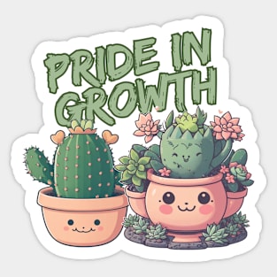 Gardening - Pride in growth Sticker